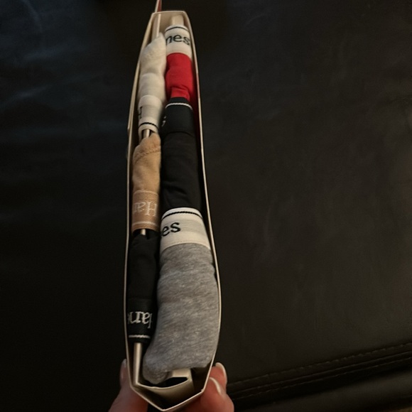 NWT! 6PK Hanes Originals Women's Thong Underwear, Breathable Stretch Cotton - Picture 4 of 7